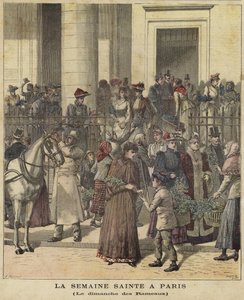 Obálka Le Petit Journal, 28. března 1891 od French School