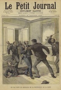 Obálka Le Petit Journal, 30. ledna 1892