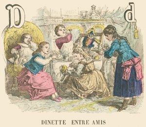 D: Jídelna s přáteli od French School