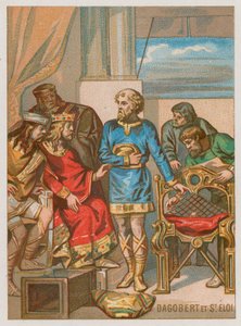Dagobertovi radí Eligius od French School
