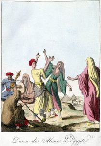 Tanec Almies v Egyptě. 1811. od French School