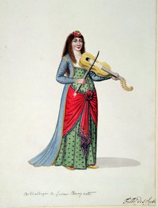 Sultánova dcera, osmanské období, třetí čtvrtina 18. století (čb na papíře) od French School