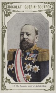 De Spaun, rakouský admirál (barevné foto) od French School