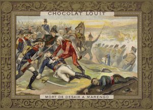 Smrt generála Desaixe v bitvě u Marenga, 1800 od French School