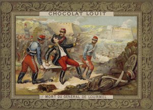 Smrt generála Lourmela, bitva u Inkermanu, krymská válka, 1854 od French School