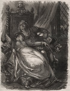 Smrt Paola a Francescy: manželka Francesca Da Rimini (Francoise de Rimini od French School