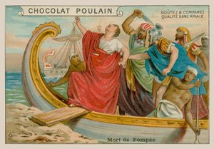 Smrt Pompeia (106-48 př.nl) od French School