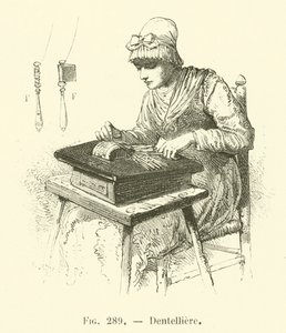 Dentelliere (rytina) od French School