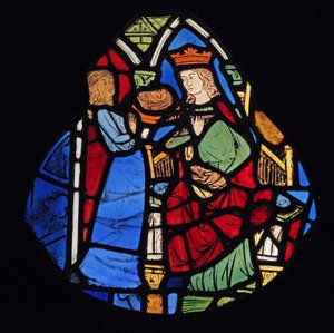 Zobrazující Salome s hlavou Jana Křtitele, ex Ste Chapelle od French School