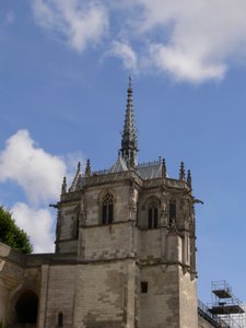 Zobrazující kapli svatého Huberta od French School