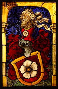 Zobrazující zbraně rodiny Mullenheimů, c.1467. bývalá dílna Petra Hemela; Alsasko od French School