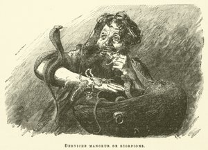 Dervish Eater Of Scorpions (rytina) od French School