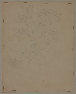 Kresba návrhu, konec 18. století od French School