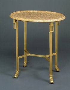 Adresář Gueridon, c.1799 (ormolu a mramor) od French School