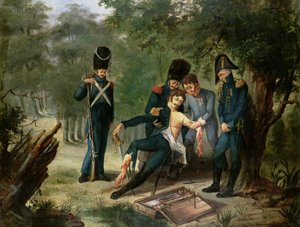 Ambulance doktora Larreye v bitvě u Hanau, 30-31 října 1813 od French School