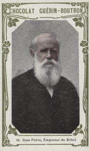 Dom Pedro, brazilský císař (barevná fotografie) od French School