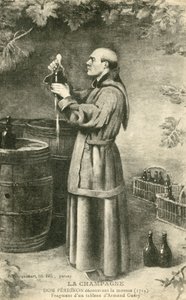 Dom Perignon (litho) od French School