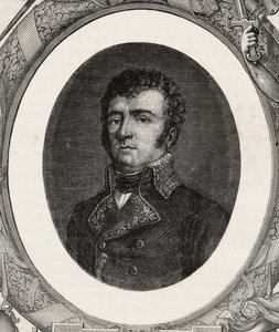 Dominique Vandamme z „Histoire de la Revolution Francaise“ od Louise Blanca (1811-82) od French School