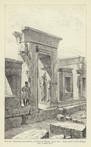Dveře a okna paláce Darius, vnitřní pohled od French School