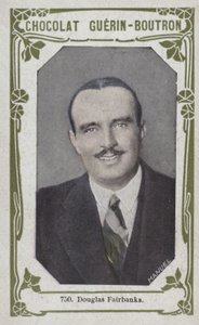 Douglas Fairbanks (barevná fotografie) od French School