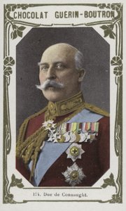 Duc de Connaught (barevná fotografie) od French School