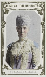 Vévodkyně de Cumberland (barevná fotografie) od French School