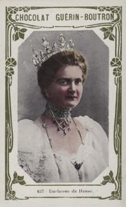 Vévodkyně z Hesenska (barevná fotografie) od French School