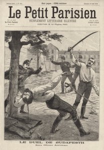 Souboj dvou důstojníků rakousko-uherské armády v Budapešti od French School