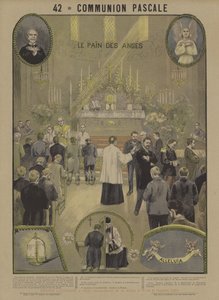Velikonoční přijímání (barevné lito) od French School