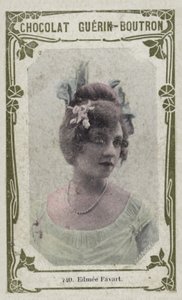 Edmee Favart (barevná fotografie) od French School