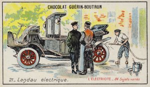 Electric Landau (chromolitho) od French School