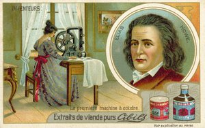 Elias Howe, vynálezce prvního šicího stroje od French School