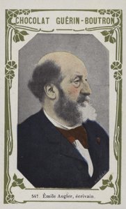 Emile Augier, spisovatel (barevné foto) od French School