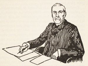 Emile Boutroux, kopie Boris Mestchersky (zemř. 1957), ilustrace z knihy Histoire de la Nation Francaise, Sciences, Volumes I & II, autor Gabriel Hanotaux (1853-1944), 1924 od French School