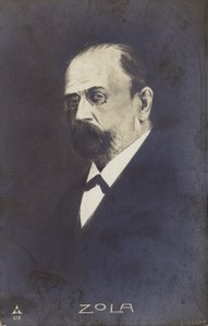 Emile Zola (1840-1902), francouzský spisovatel, novinář a dramatik (litografie) od French School