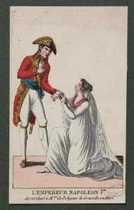Císař Napoleon I. podle paní de Polignac z milosti jejího manžela od French School