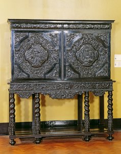Skříň Endymion, francouzská, c. 1650 (eben, na korpusu z dubu a borovice) od French School