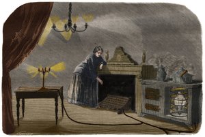 Rytina z roku 1857 v "Le Musee Des Sciences" (rytina) od French School