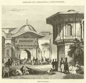 Vchod do Divanu (rytina) od French School