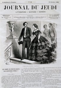 Epizoda románové série Hrabě Monte Cristo (Monte Cristo) - v „“Le Journal du Jeudi““ ze 14.10.1860 od French School