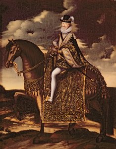 Jezdecký portrét Jindřicha IV. (1553-1610) od French School