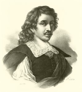 Eustache Le Sueur nebo Lesueur, portrét (rytina) od French School