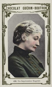 Ex-Imperatrice Eugenie (barevná fotografie) od French School