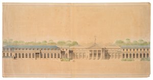 Fasáda zámku de Neuilly od French School