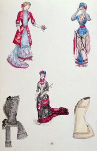 Móda v roce 1880 od French School