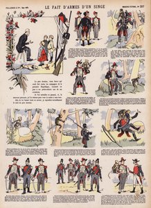 Feats of arms of opice (color litho) od French School