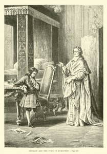 Fenelon a vévoda z Burgundska od French School