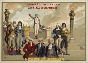 Fete de la Federation, Francouzská revoluce, 14. července 1790 od French School