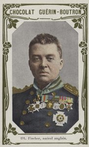 Fischer, britský admirál (barevná fotografie) od French School