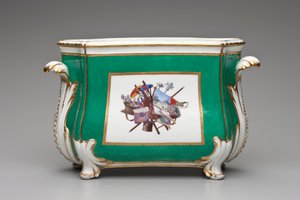 Váza na květiny, Porcelánová manufaktura Sevres od French School